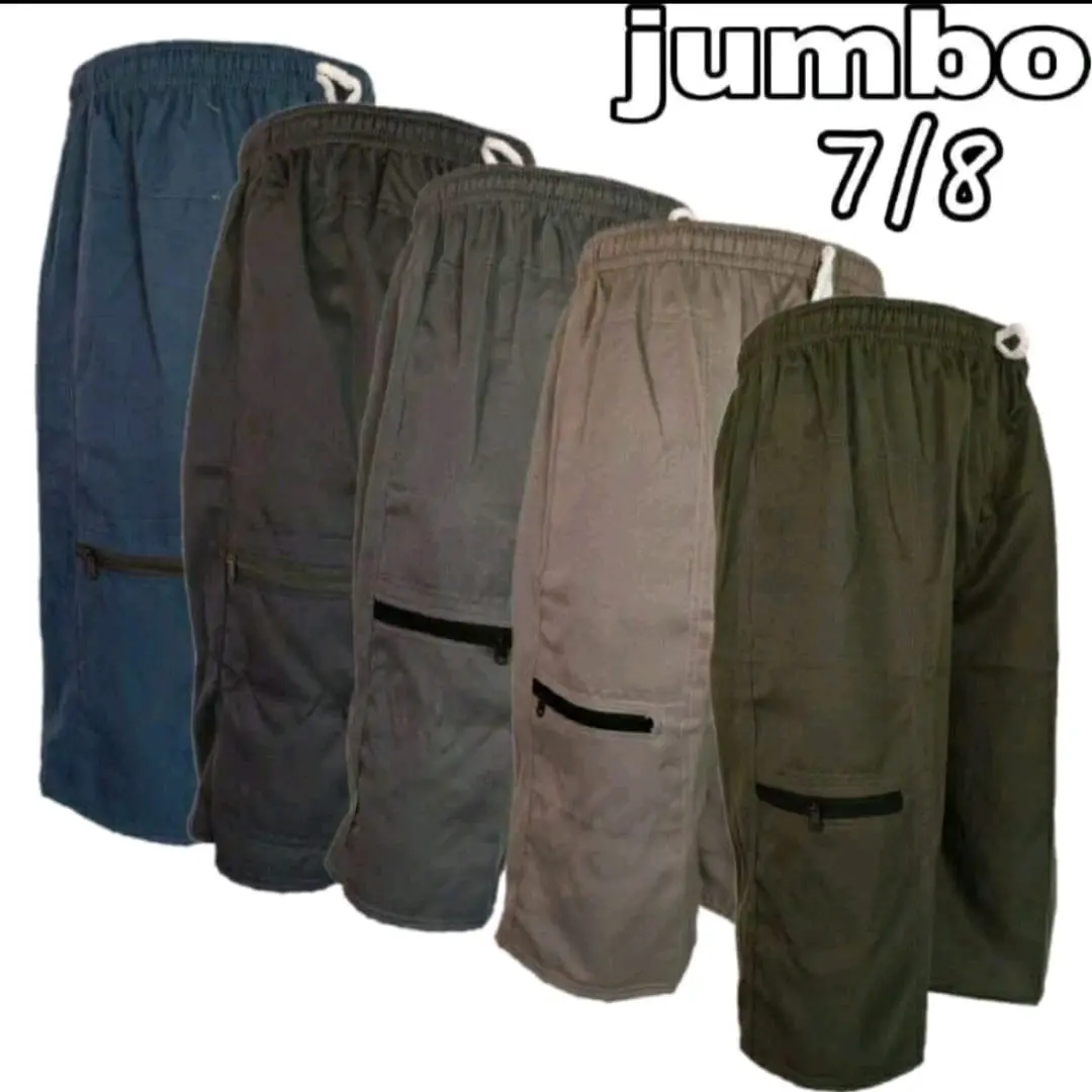 JUMBO !!! PAKET ISI 4 pcs CELANA KOLOR PANJANG 7/8 TWILL TEBAL