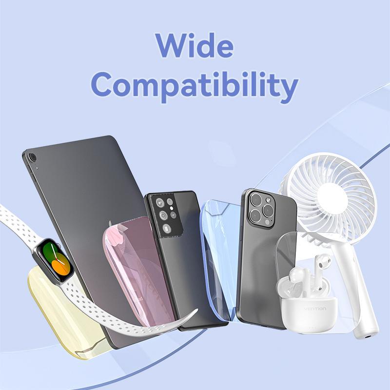 Sạc Dự Phòng, 5000mAh, USB-C + Light Ning, 20W, Màu Xám / Xanh Dương / Hồng / Vàng, Đèn Báo, Hiển Thị Loại 6