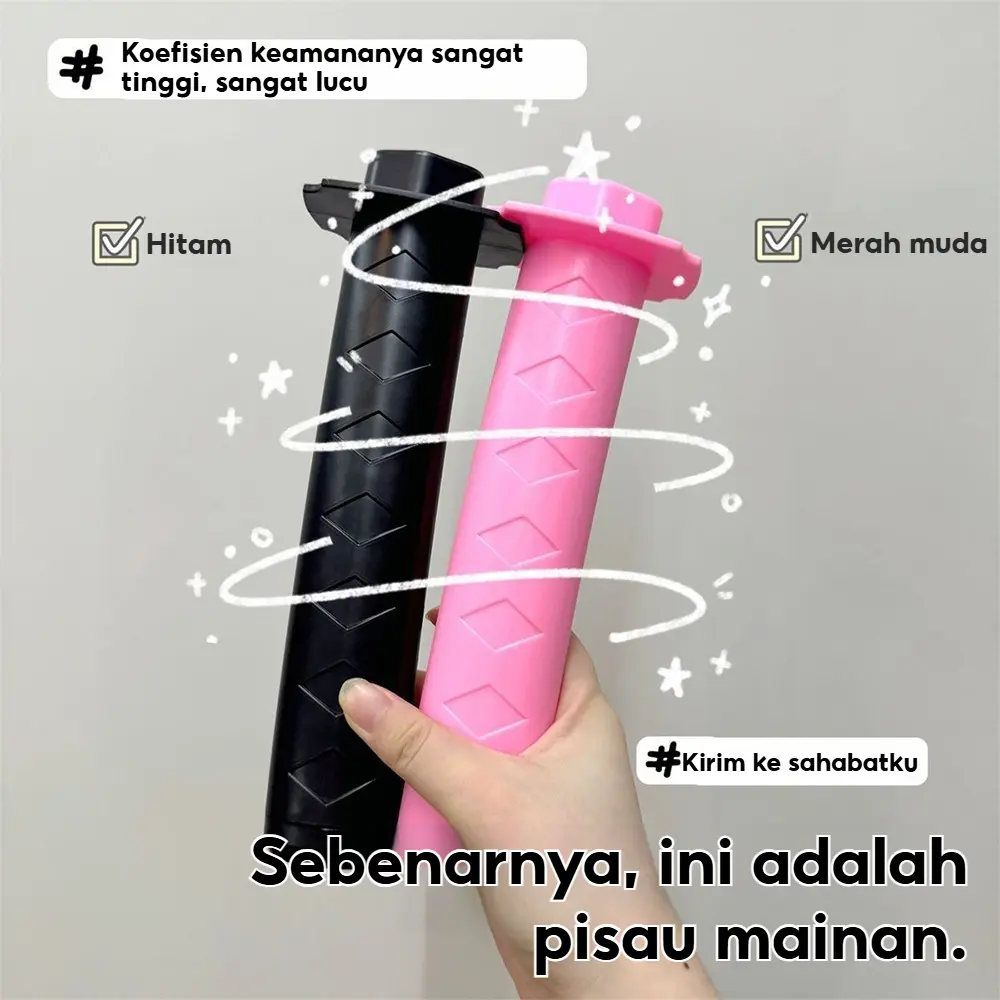Mainan Roleplay Anak 3D Print Retractable Plastik Lembut Ringan Mainan Kreatif Interaktif untuk Bermain Peran Imajinasi Anak Properti Permainan Unik Mudah Dibawa Cocok untuk Hadiah