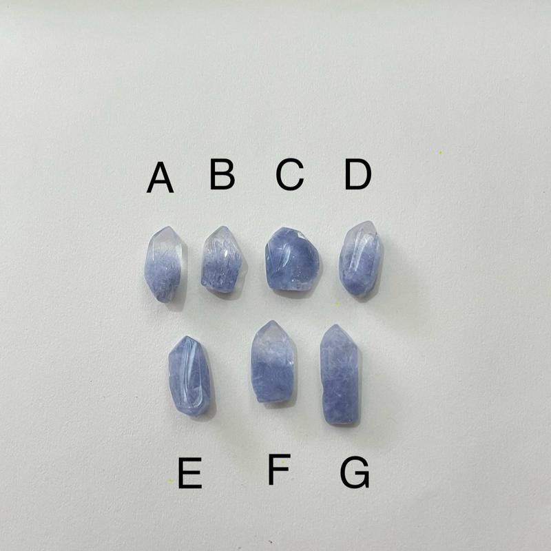 Dumortierite Blue crystals XS batu kristal D01 0