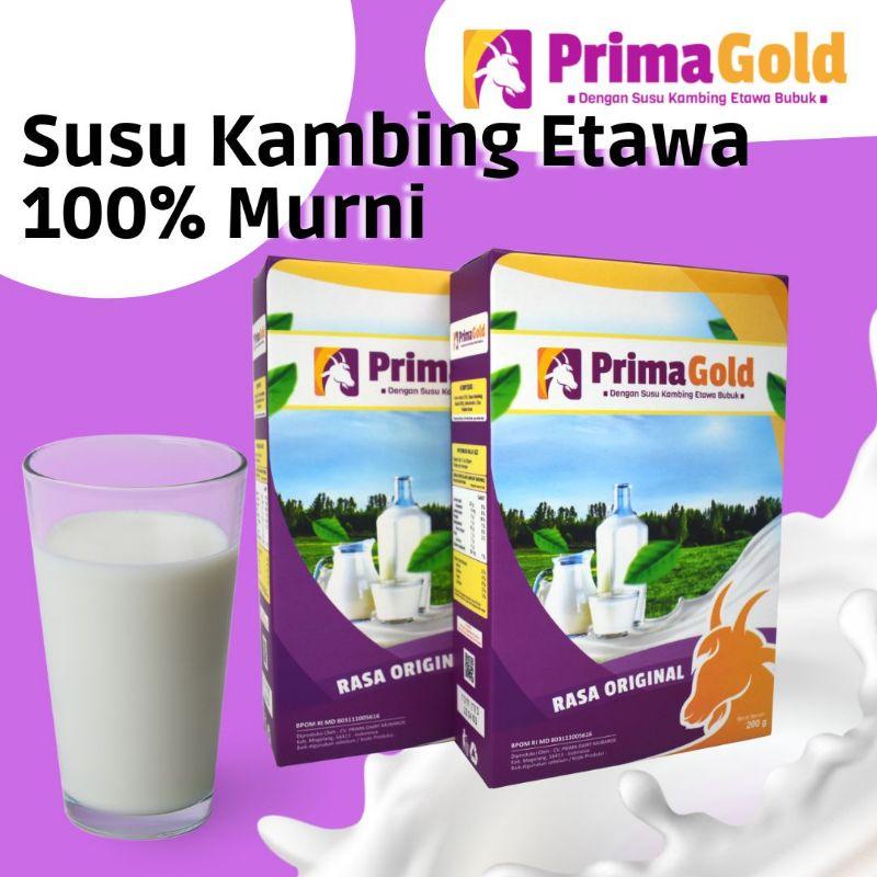 PAKET 5 BOX SUSU KAMBING ETAWA ASLI PRIMAGOLD ORIGINAL BUBUK SUSU KAMBING UNTUK ANAK 3