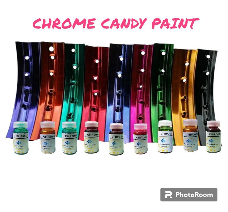 Product Introduction of Crome candy cat / pewarna logam Velg Motor Mobil 1