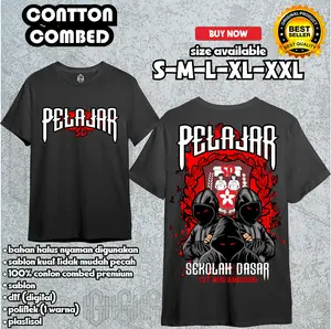 kaos anak pelajar sd/kaos anak keren/kaos anak distro limited  edition Gratis tambahan nama premium high quality best seller