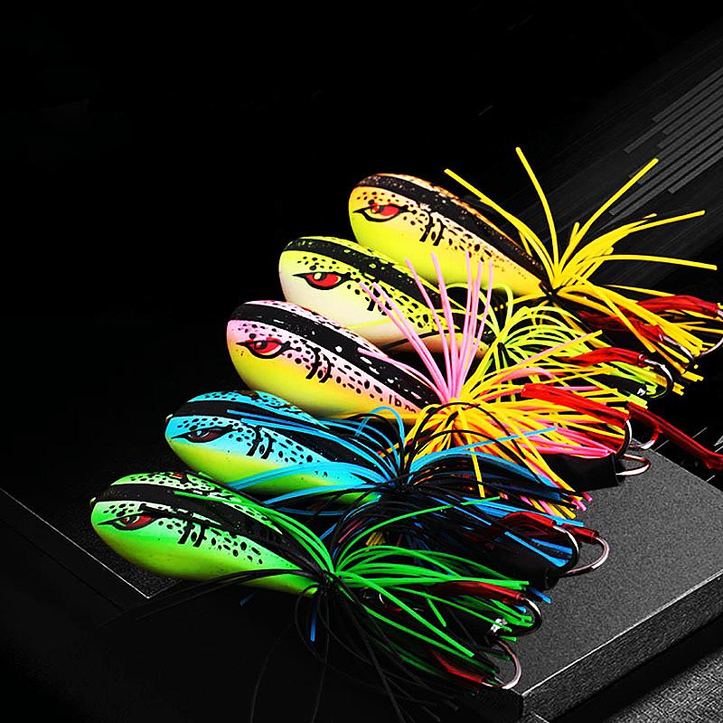 Mồi Câu Ếch Nhảy Mồi Trên Mặt Nước 9Cm 10G Lưỡi Câu Đôi Chắc Chắn Mồi Câu Cá Hành Động Nhảy Đi Câu Bắt Cá Fishing Ca Lure