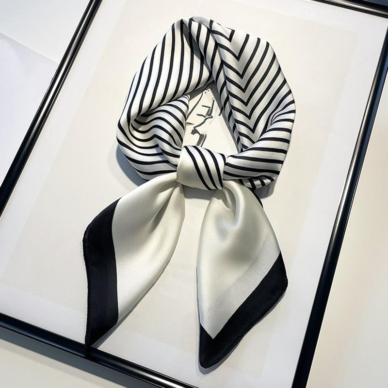 Khăn Quàng Quàng Cổ Vuông In Hình Cho Nữ Hàng Mới Về Chất Liệu Lụa Khăn Quàng Lụa Mô Phỏng Thời Trang 68CM 26,77inch Phong Cách SF-1001-05