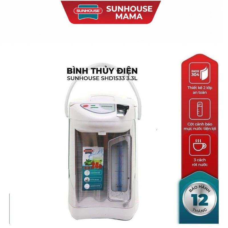 Bình thủy điện 3.3L SUNHOUSE SHD1533