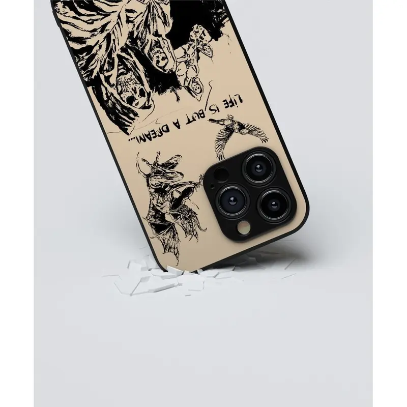 Softcase Aveng*d *venfold A7x Life but is a Dream Untuk IPH*NE dan ANDR*ID Softcase Kaca Flipper Casing 8