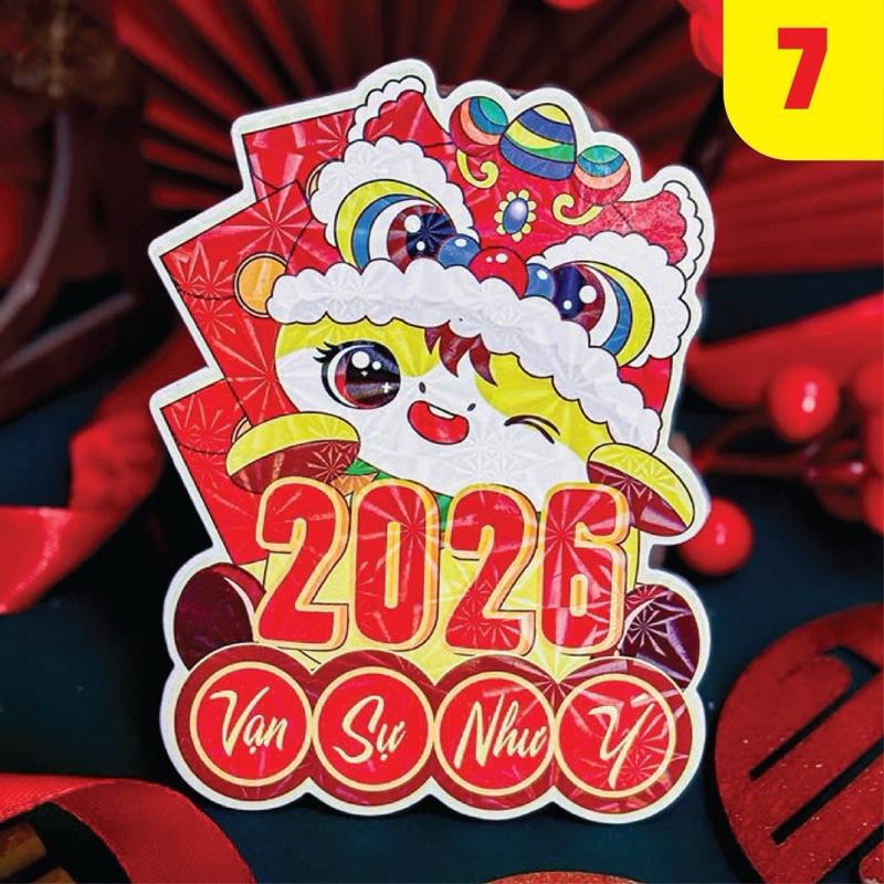  10 bao lì xì CHIBI bao lì xì tết LOẠI 1 ChiPi  bao lì xì kute 