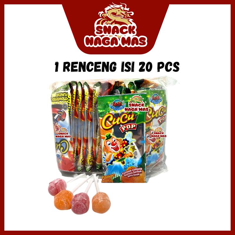 PERMEN CUCU POP LOIPOP [1 RENCENG ISI 20 PCS] - Shop | Tokopedia