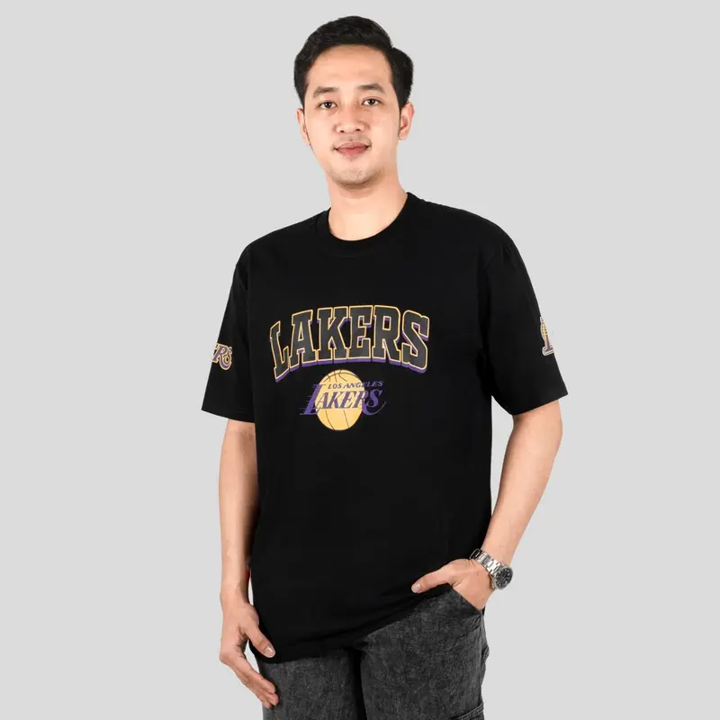 Otsky Kaos Pria Ft Lakers Black X GM004 Cotton 24s 3
