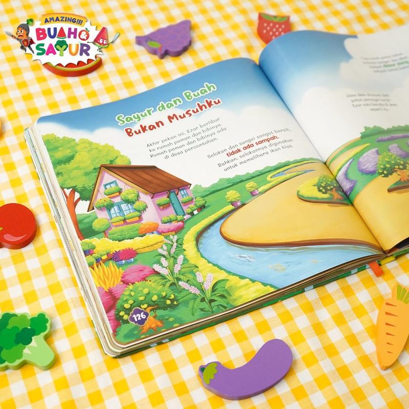 Product Introduction of Buku Anak - Buah dan Sayur - Amazing!!! Buah & Sayur - Buku Ensiklopedia Anak Usia 5+ - Visi Mandiri - Hardcover Books 24