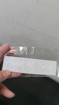 Product Review of Stiker Hologram Custom Nama Latin Cutting Sticker from b**u 0