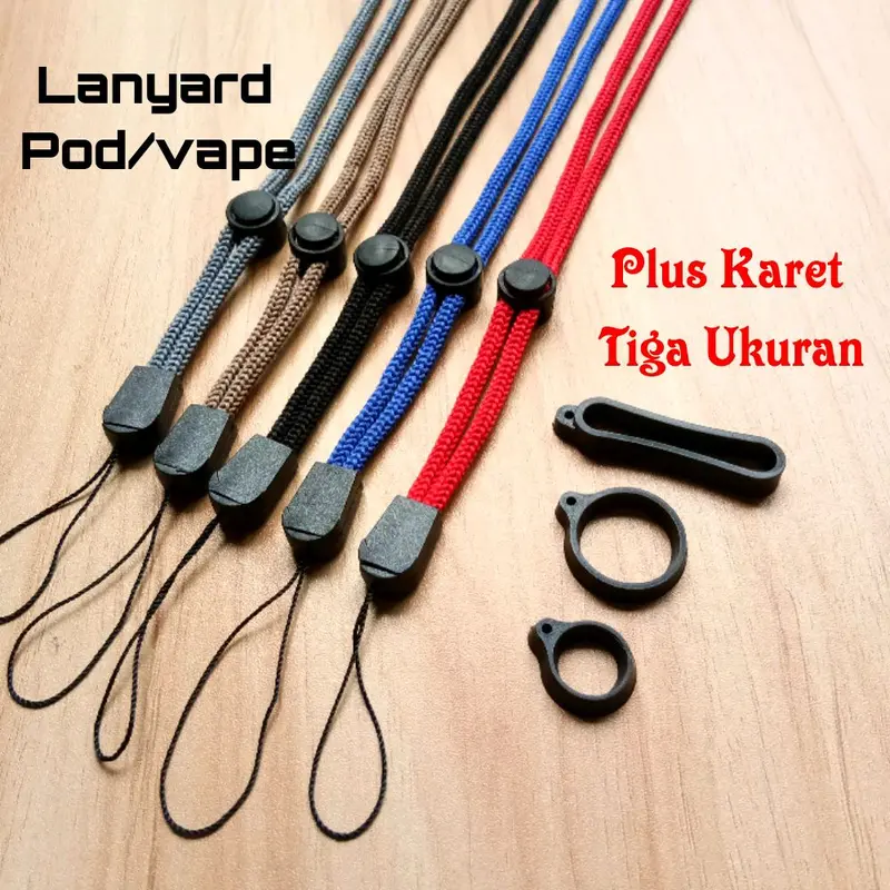 Lanyard Tali Gantungan Podz Hp Id Card Dll Plus Oring 3 Ukuran 0