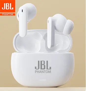 Original JBL phantom Earphones Wireless Bluetooth Headphones HD Microphone  Call Noise Reduction black
