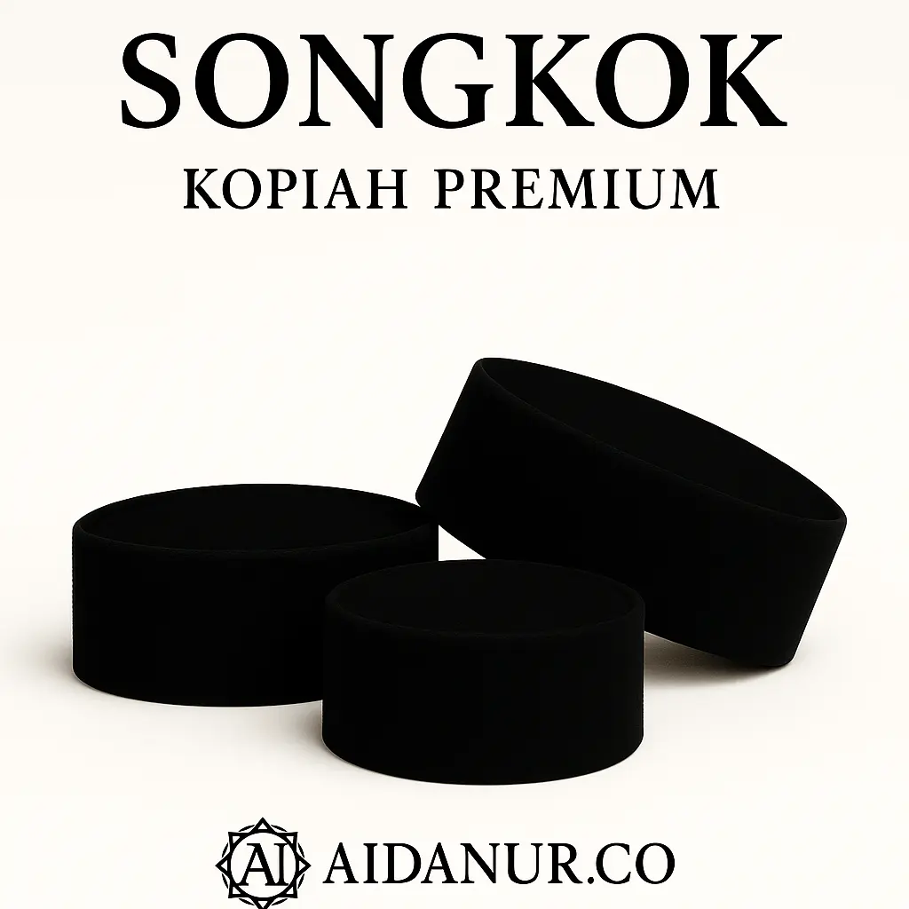 AIDANUR- kopiah songkok anak dewasa/kopiah melayu/songkok melayu