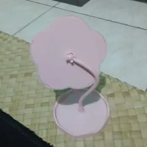 CERMIN BUNGA Standing Mirror Makeup Rotating Aesthetic Stand Mirror Flower Kaca Meja Rias Serbaguna