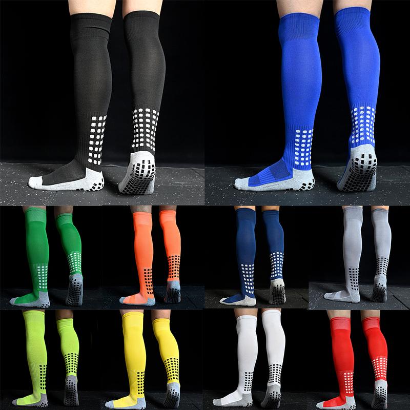 FRIUSATE 3 Pairs Football Socks For Men, Black Soccer Socks Long Sports - View #9
