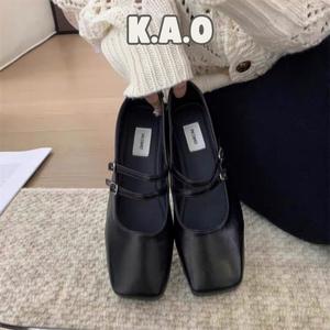 Giày Mary Jane Thiết Kế Hai Dây Quai Khuy Basic Thời Trang M3 - Tiệm của KAO