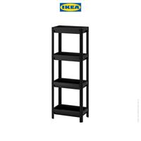 Gambar IKEA VESKEN Rak Kamar Mandi 4 Susun Minimalis 36x23x100 cm - Hitam dari IKEA Indonesia Kota Administrasi Jakarta Timur 2 Tokopedia