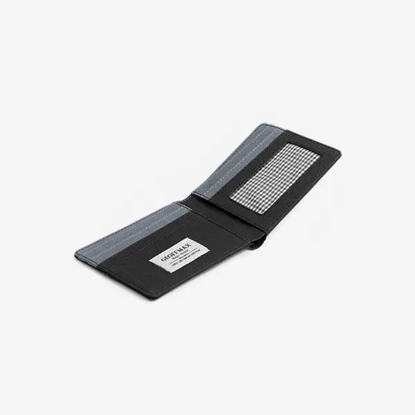 Geoff Max Official - Unxpected Black Grey | Wallet | Dompet Pria Canvas 4