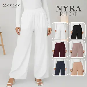 GEGGO WOMAN - NYRA KULOT / BAWAHAN WANITA / CELANA WANITA Panjang katun silk premium .