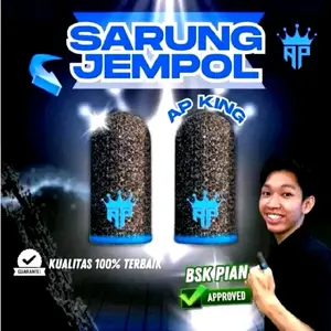AP KING Sarung Jempol Kualitas Terbaik BSK PIAN Approved untuk Gaming Free Fire & Mobile Legends
