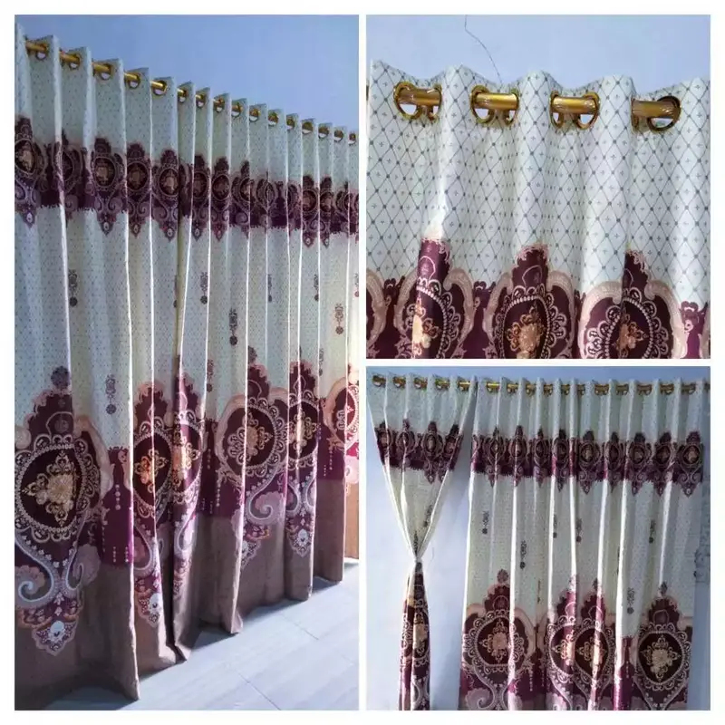 Gorden Smokring 12 Ring Free Tali Untuk Jendela Dan Pintu Panjang 220 Lebar 110 Bahan POLY MICRO 5