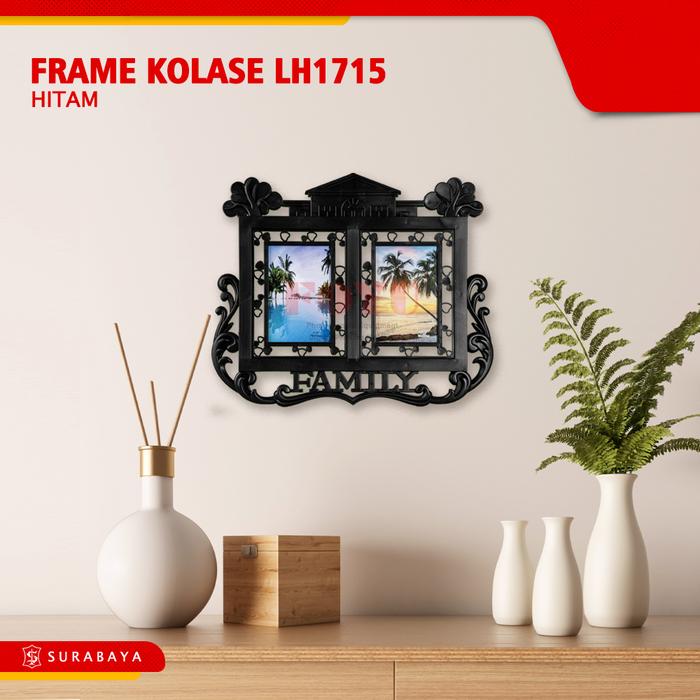 Gambar Pigura Bingkai Frame Foto Kolase Multi Photo LH1715 Dinding Kaca Plastik Putih Kayu - Hitam dari Foyu Photo Kota Surabaya 5 Tokopedia