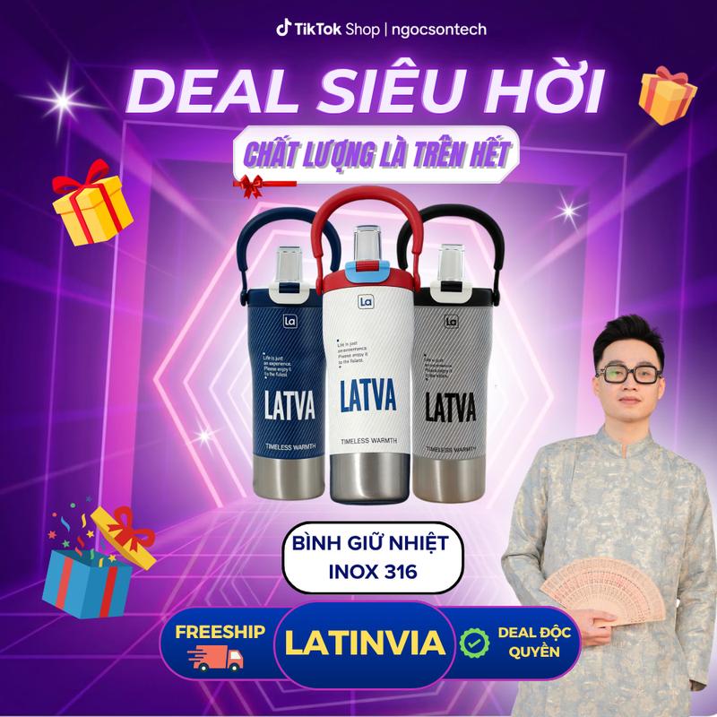 Phiên bản nâng cấp mới 2026 – Bình giữ nhiệt & giữ lạnh Latinvia, dung tích…