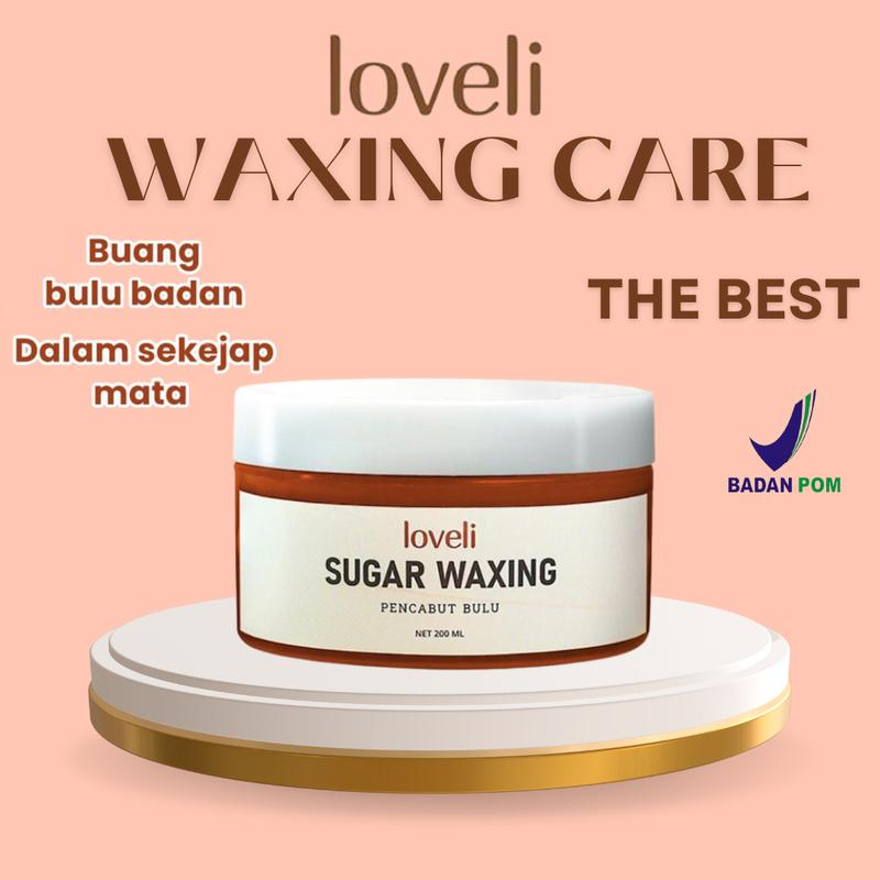 SB - Loveli Sugar Wax | Waxing Kit | Pencabut Bulu |Free Kain Wax+2 Spatula 2