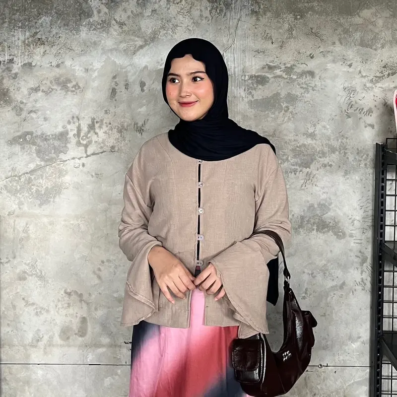 Aruna - Silmi Top Linen / Linen Shirt / Linen Top 3