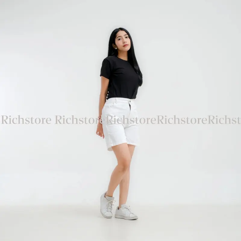 PAKET 100 RIBU DAPET 2 CELANA JEANS WANITA HOTPANTS MODEL KOREAN STYLE Denim 7