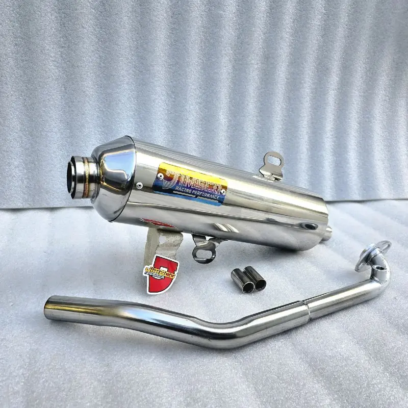 Knalpot Standar Racing JIMSCO Original Pipa 26-28mm Nmax Aerox PXC Vario Beat Mio X ride Lexi Genio copy cms Motor Mesin Motorcycle Pangkon Tabung 0