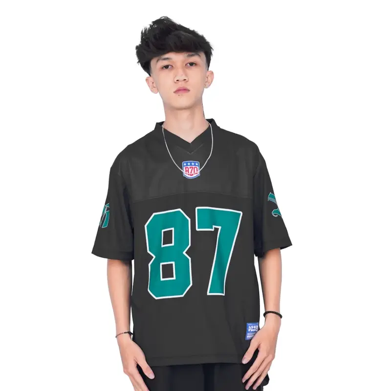 RZQ / 87 / Number Series / Streetwear / Atasan / Unisex / Oversize / Boxy Fit / Retro 0