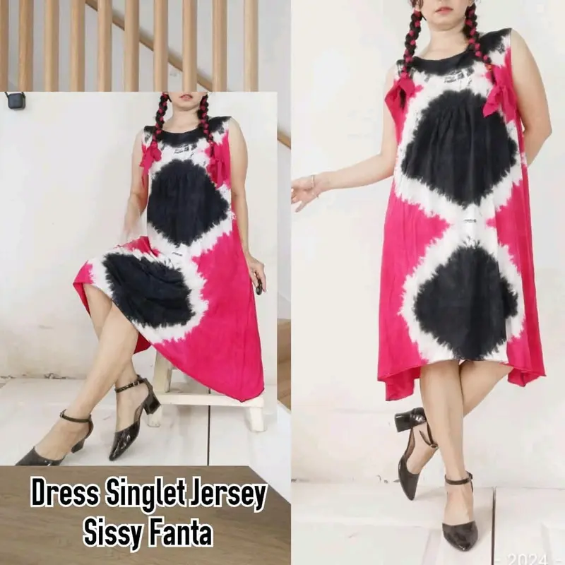 Daster Singlet Bahan Kaos Jersey Dastee Yukensi One Size Fit to XL 4