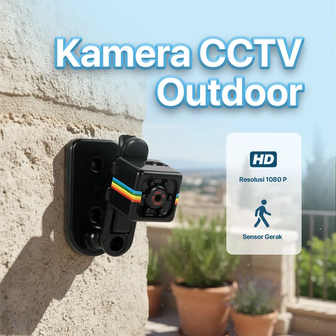 Perciron Kamera CCTV Outdoor Mini Motion Detection FHD 1080P 0.3MP - SQ11