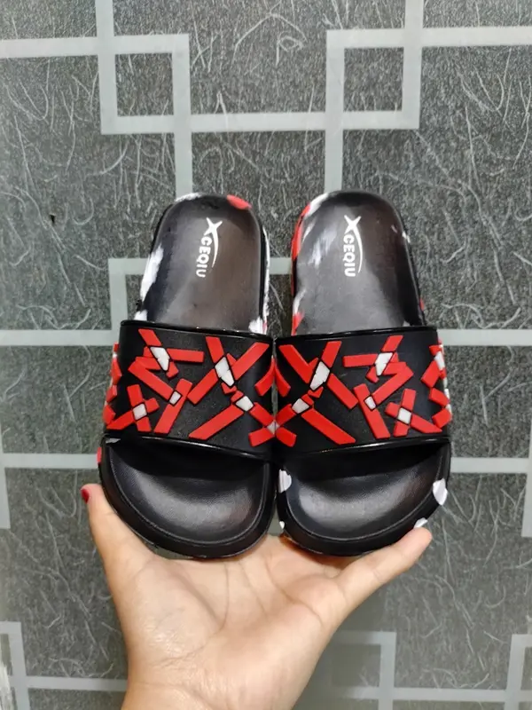 New Sandal Slide Laki-laki Anak - Dewasa Model Sandal Slide Motif Batik Keren Dlx Ceqiu 6