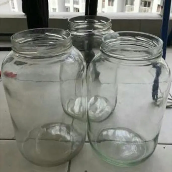 Toples kaca toples chery jumbo 3 liter tempat ikan cupang/1pcs /1 pcs