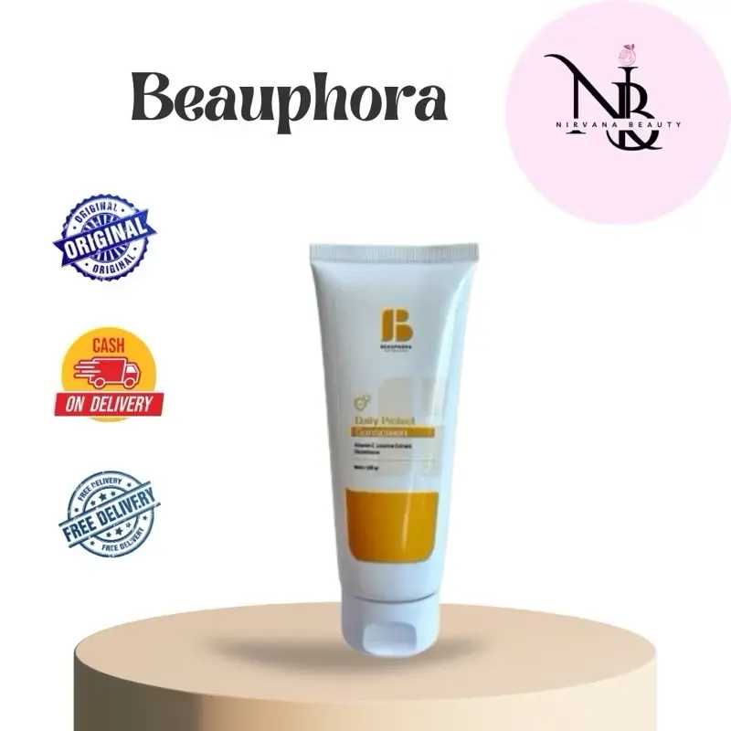 Lotion Beauphora Sunscreen Memutihkan Kulit Wajah - Waterproof, Mencerahkan, Facial, Berminyak, Vitamin Sunblock Kusam 2