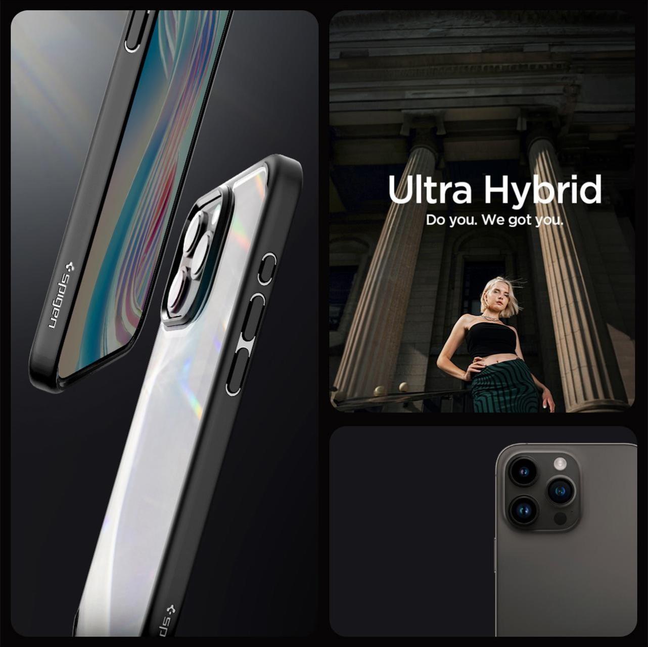 Spigen Case For iPhone 12 Pro Max/Pro/Mini Spigen Ultra Hybrid Anti Crack Casing