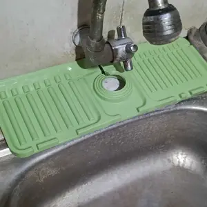 Faucet Absorbent Mat Anti Air Silikon / Alas Peniris Air Keran Wastafel Dapur / Alas Pelindung Meja Anti Selip / Kitchen Splash Guard