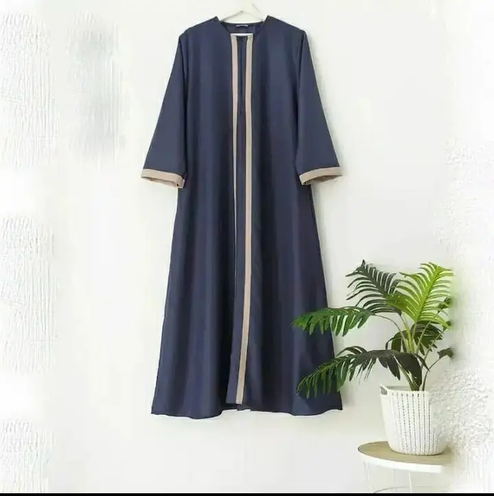 ABAYA ARABIAN BASIC NBC 01 HITAM BAHAN CRINKLE POLOS CANTIK ADEM BUSUI FRIENDLY MURAH STYLE CASUAL Airflow Muslim 4