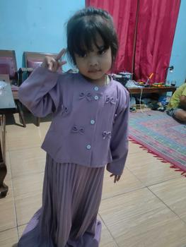 Product Review of Dungdungkids Gamis Anak Aurora Coquette 2 in 1 Knitt Plisket 3 - 11 Tahun from L**e G**y 0