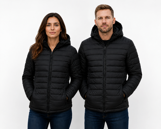 Jaqueta Puffer Bobojaco Impermeavel Corta Vendo Gominho Masculino Masculina Feminina Capuz Removivel de Frio Qualidade Premium