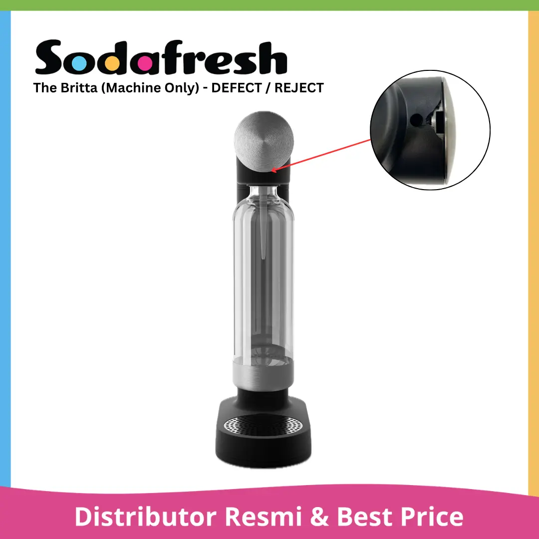 The Britta - Soda Maker Water Only - (Machine Only Set) - Harga Spesial kondisi Retak Minor | Garansi Resmi Sodafresh