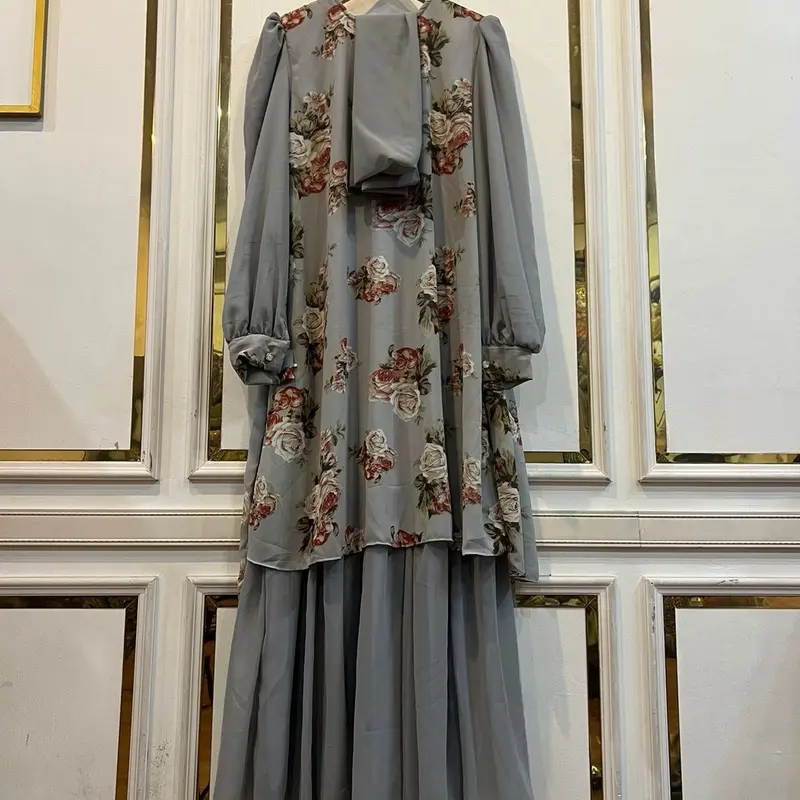 Set hijab Anjani  Gamis Muslim Lebaran 2