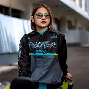 JAKET NASCAR PILOTTER ZOMBIE FREE STICKER JAKET PILOTTER NASCAR COWOK CEWEK