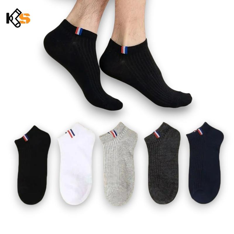 Kaos Kaki Pendek Semata Kaki Motif Garis Prince, Pria Wanita Dewasa Bahan Katun Lembut Allsize 37-43 0