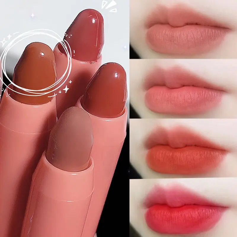 Matte velvet lipstick pen waterproof long-lasting non-stick cup lipstick lip gloss pen lip mud lipstick stick
