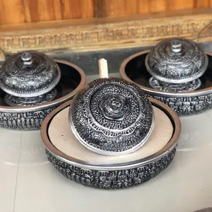 Bokor fiber motif slaka 38cm Free beti + purus